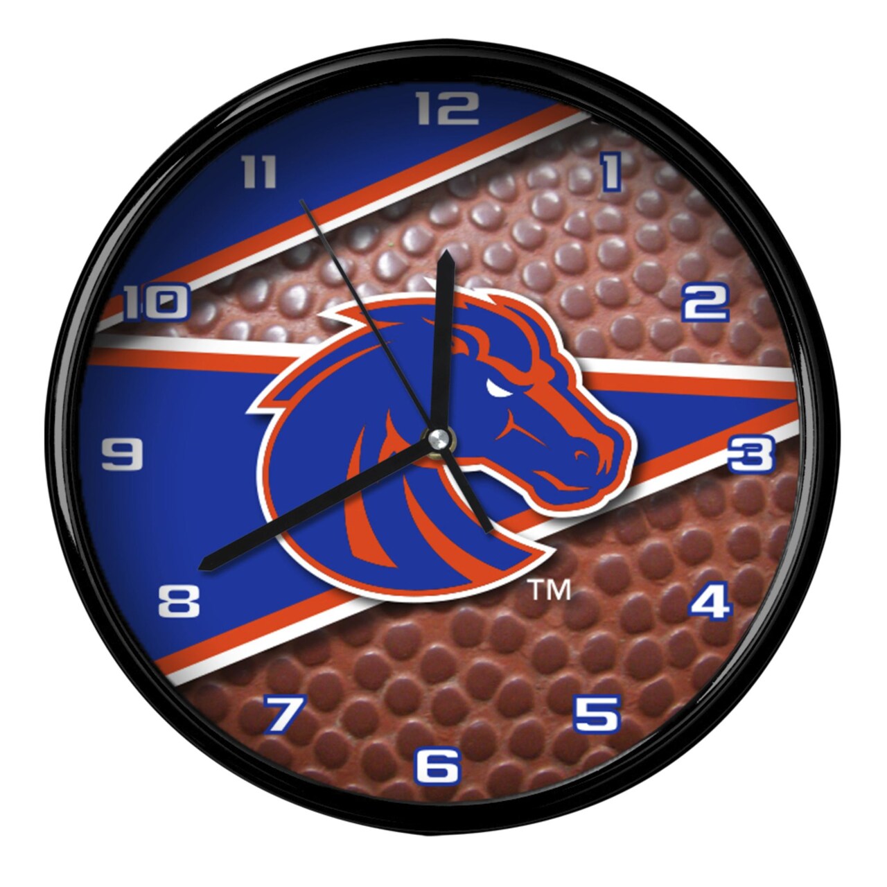 The Memory Company 11.5" Blue and Brown NCAA Boise State Broncos Wall Clock